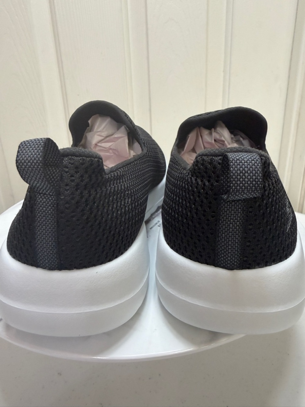Skechers GOwalk Slip-On Womens Sneakers in Black 10 - Picture 6 of 9
